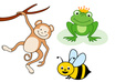 draw 2 cute animal cliparts small2