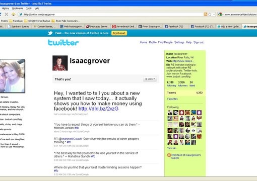 post your website link for my 3,800 Facebook friends and 4,700 Twitter followers with proof big2