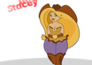 draw You or friend of You as pinup chibi girl small2