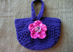crochet you this cute handmade wristlet purse small2