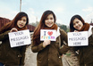 create an  multi exposure photo of me holding your 3 signs small2