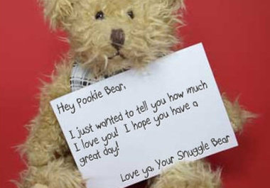 have my teddy bear hold a sign with your message big2