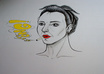 draw picture in cartoon style using pen then color with color pencil small2