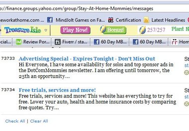 post your 6 to 8 line text ad to 7950 MEMBERS Double Optin These are my Groups on YahooGroups big2