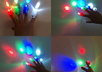 send you Color Laser Finger Beams LED Lights Toy 4 Piece Set small2