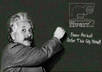 place your message written on the board by Einstein small2