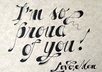 write the message of your choice in elegant calligraphy small2