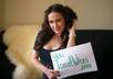 write a fan sign saying anything you want and take a cute HD picture holding it small2