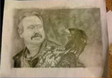 draw a any picture you send me in pencil and send the money to a needy cause big2