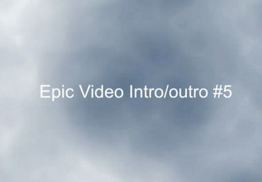 create this smokey Epic5 video intro just big2