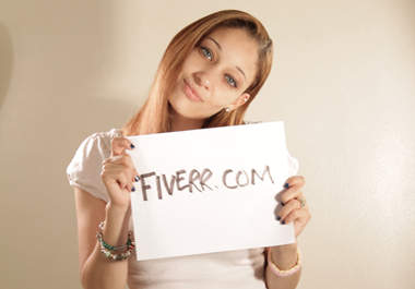write a sign saying anything you want and take 2 cute high res pics of my hot model with it big2