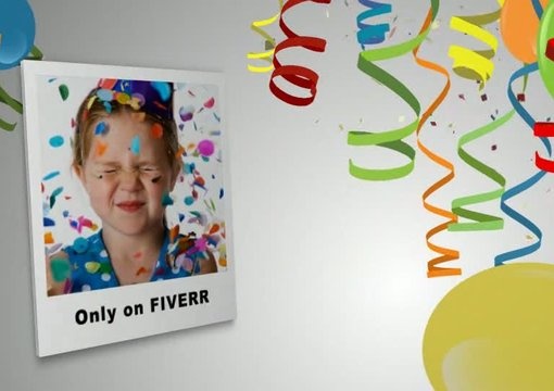 make you this COLORFULL Birthday Video show big2