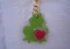 make a pair of  I Love Green Frog Earrings small2