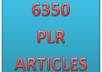 give you 6350 PLR Articles on Top Selling Niches in Internet small2