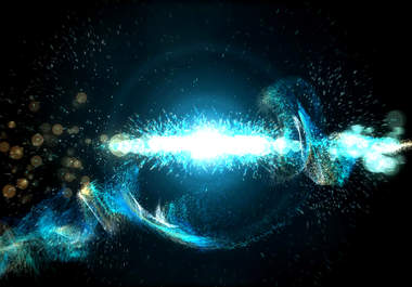 create this stunning particle animation of your text or logo big2