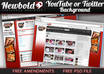 create a PROFESSIONAL Twitter or YouTube background and include the Psd file small2