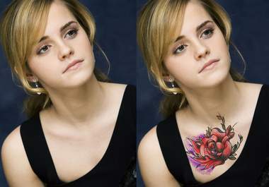 add 2 different realistic virtual tattoo effects for your photo big2