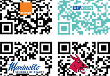 create 3 Customized QR codes with your logo big2