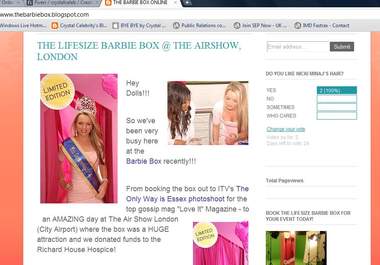 review your product, service or competition for teenagers on the Barbie Box official blog big2