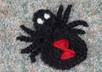 make and ship 1 crocheted black widow spider small2