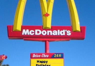place any message you want on this Sign big2