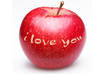 carve your logo or text into an apple small2