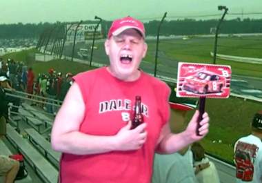 have Dobber the redneck make a cheesy NASCAR themed promotional video for you big2