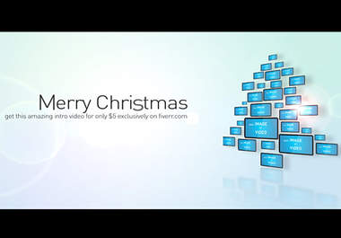 create this unique Christmas Tree Video consisting of your images or video big2