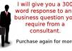 give you indispensable expert consultant class business advice on any question small2