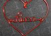 design a Name Heart Valentines Ornament small2