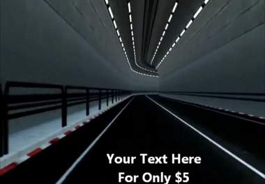 create a intro or pitch video of a traffic tunnel with music for your business big2