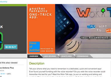 create any Android app you want and publish it big2