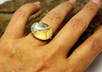 make a sterling silver Crazy Lace Agate Stone ring small2