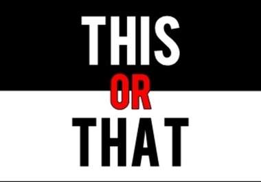 give you the top 20 questions for the game This or That big2