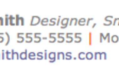 create a Professional EMAIL signature with your logo big2