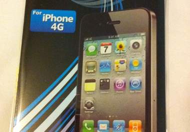 send you a protective film kit two piece set with cleaning cloth for iphone 4 big2