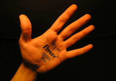 draw your logo and write your message on the palm of my hand and give you the pictures big2