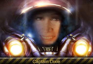 make 2 of your photos look like you are a StarCraft 2 Character big2