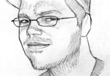 sketch a face portrait of yourself big2