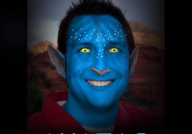 make your face look like Jake sully Avatar big2