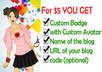 make a BADGE button for your blog small2