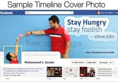 design or customized facebook page timeline cover photo banner to express your business or website or any brand big2