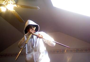 cut your message with a ninja sword then say your message big2