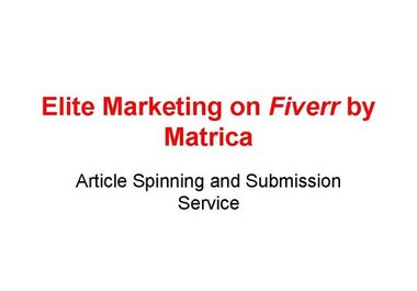 spin and submit your article to over 1000 article directories big2