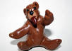 make you a mini clay teddy bear doing or wearing anything you want small2