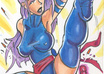 draw a cartoon sketchcard of any character small2