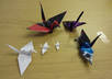 fold you 20 origami cranes of various sizes small2