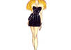 draw you 1 PROFESSIONAL fashion sketch of dresses you want or need for weeding or others special occasions small2