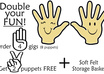 hand stitch two SIMPLE felt finger puppets small3