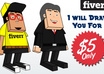 draw You as an Eye Catching Toy CARTOON Character small3